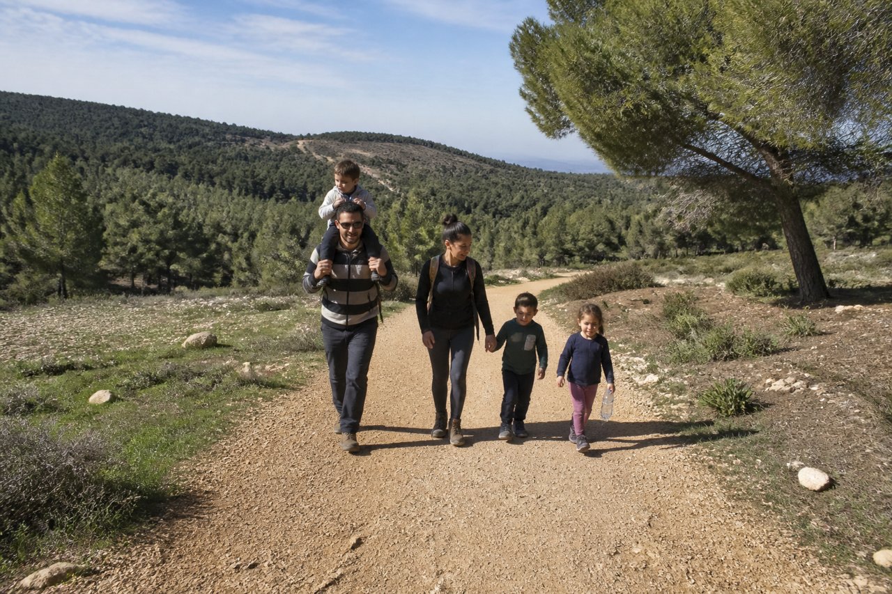 שביל הזהב - חורבת אבו חוף (יער להב)