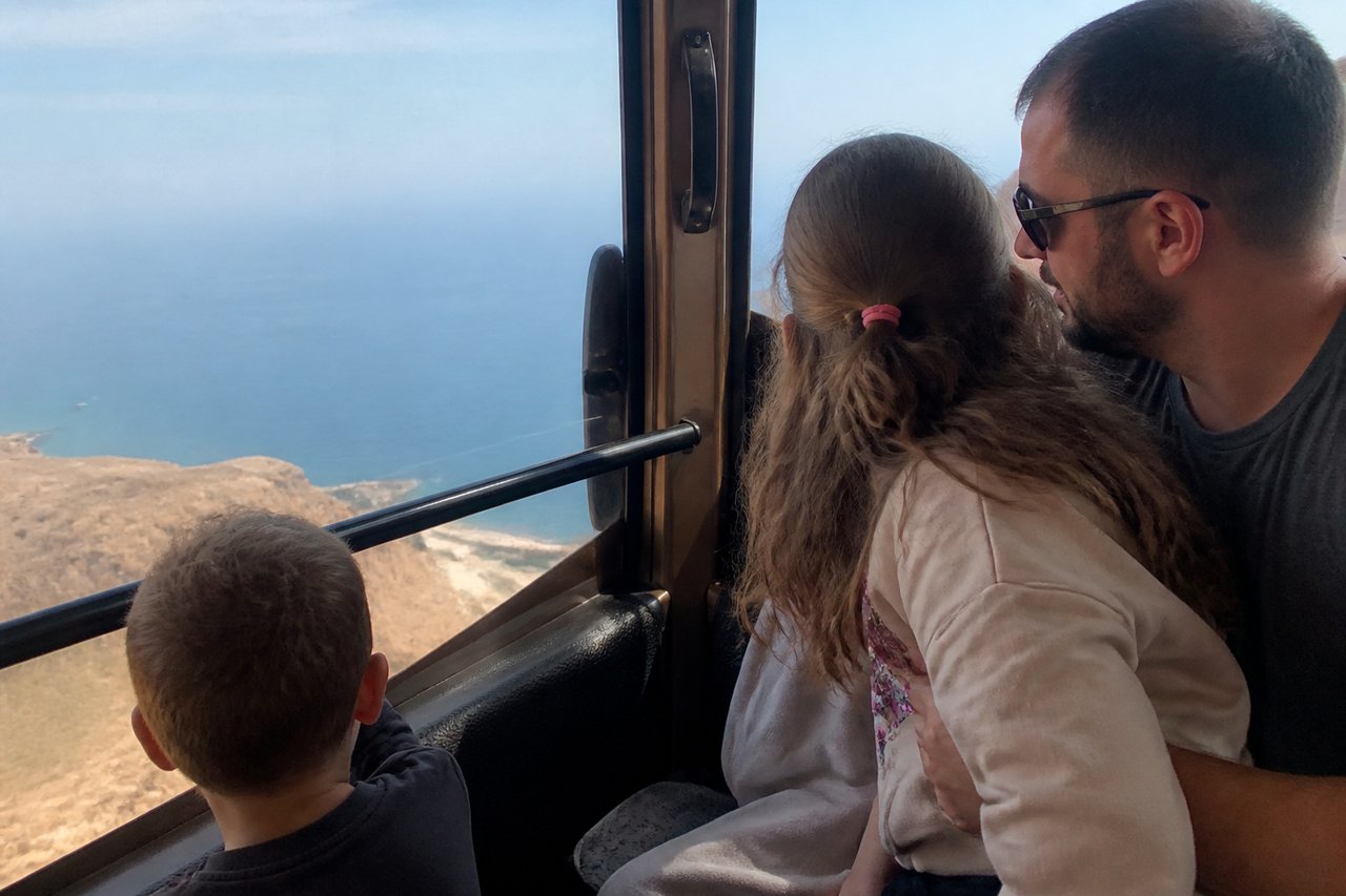 מצדה - גן לאומי, רכבל ומצפה